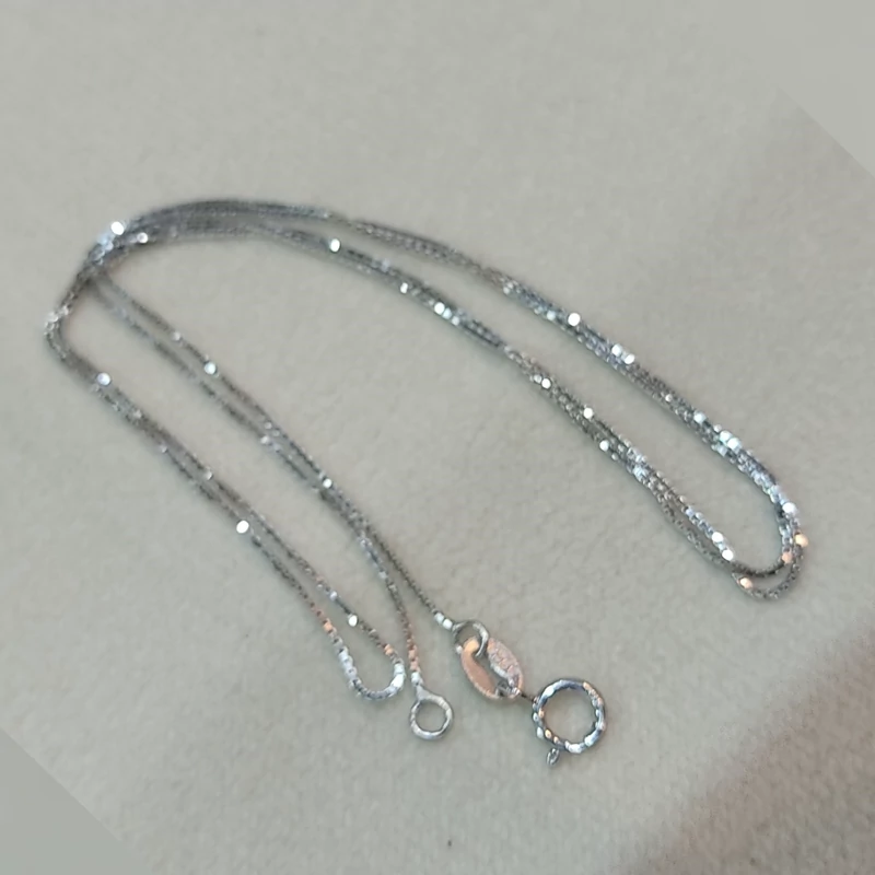 زنجیر ونیزی نقره اصل 45 سانتیمتری (پس کرایه)