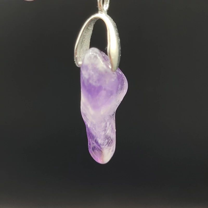 گردن آویز آمیتیس اصل معدنی با کیفیت فوق العاده