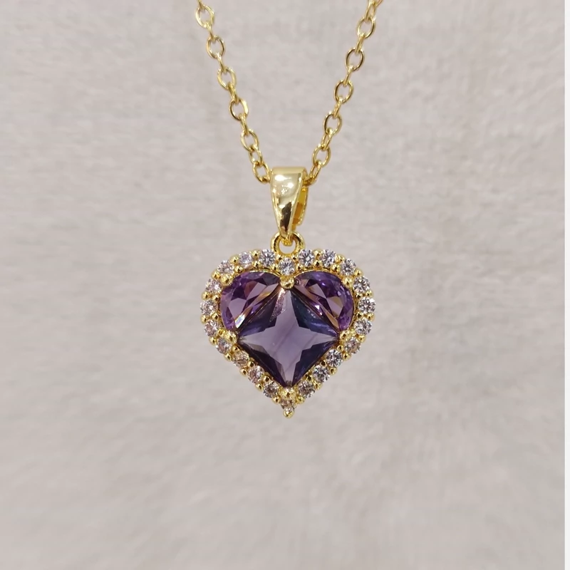 گردن آویز جواهری طرح آمیتیس (پس کرایه)