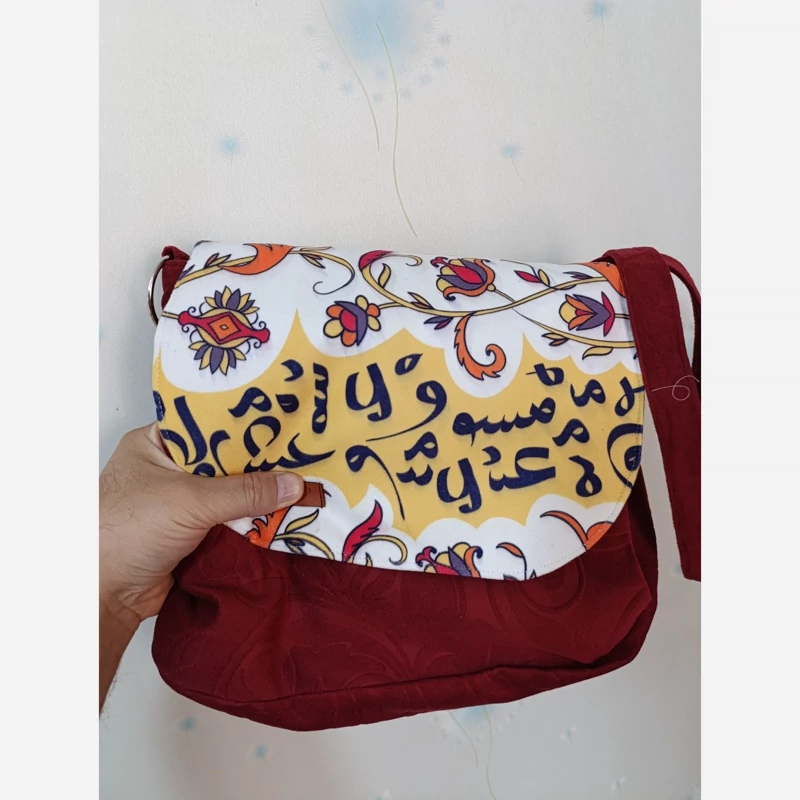 کیف زرشکی زنانه کیف خرید (پس کرایه)