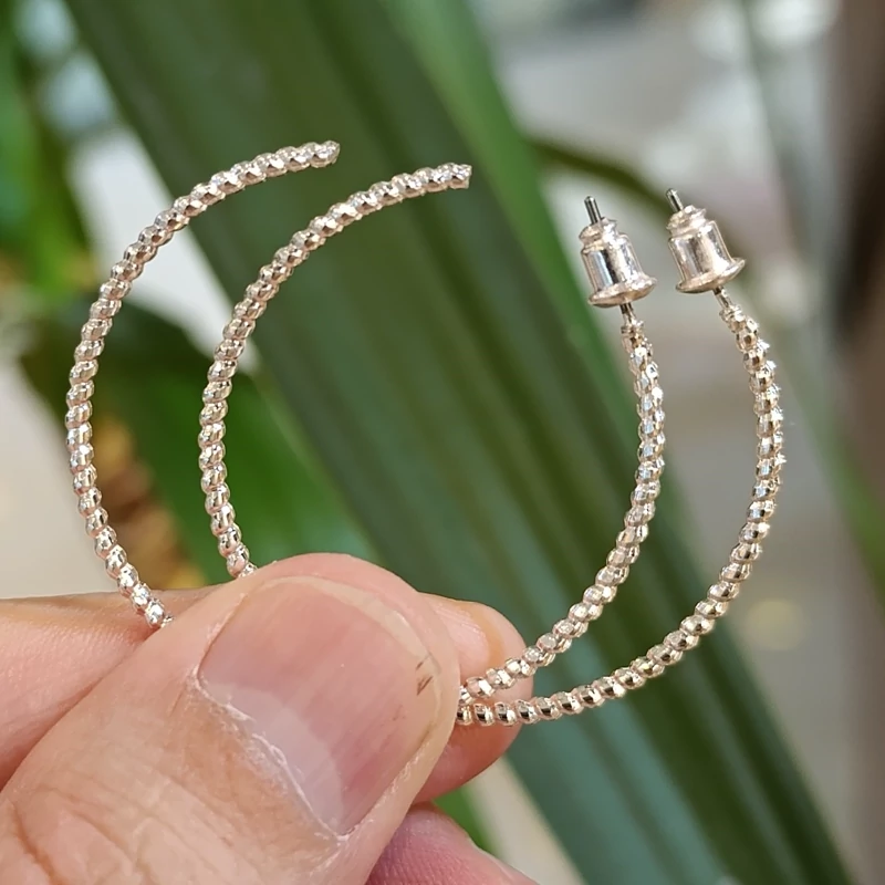 گوشواره حلقه ای تراش