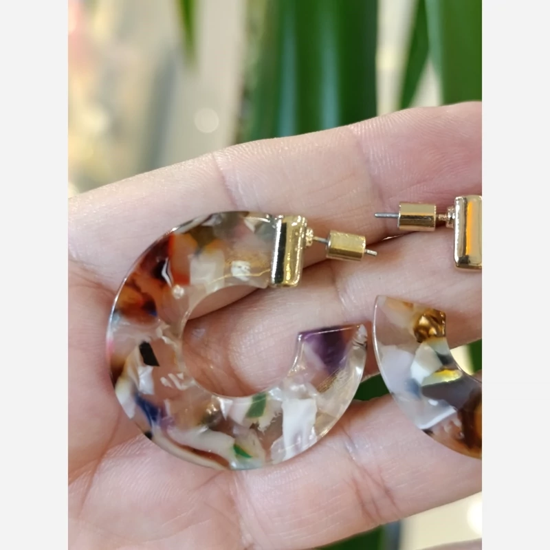 گوشواره طرح دار مجلسی سبک (پس کرایه)