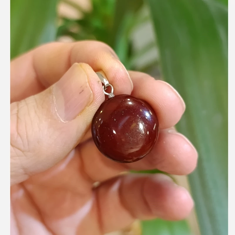 گردن آویز جاسپر اصل معدنی (پس کرایه)