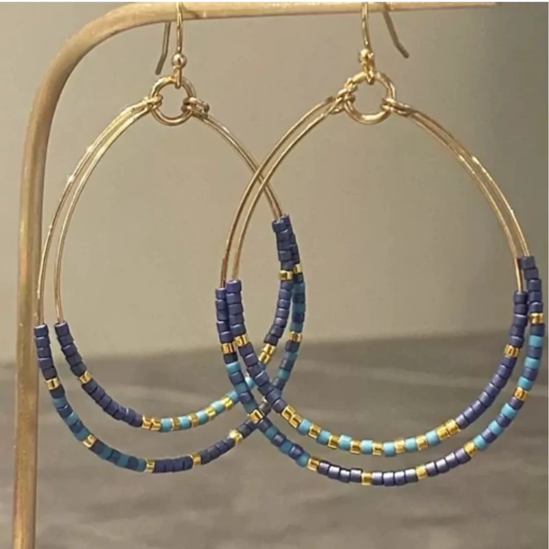 گوشواره استیل رنگ ثابت
