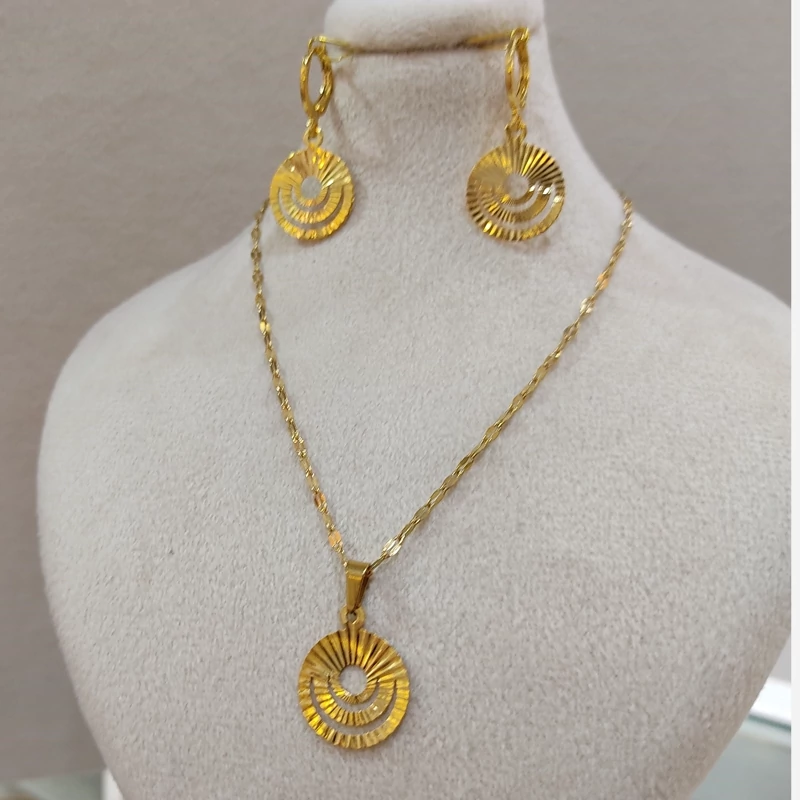 نیم ست موج طرح طلا (پس کرایه)